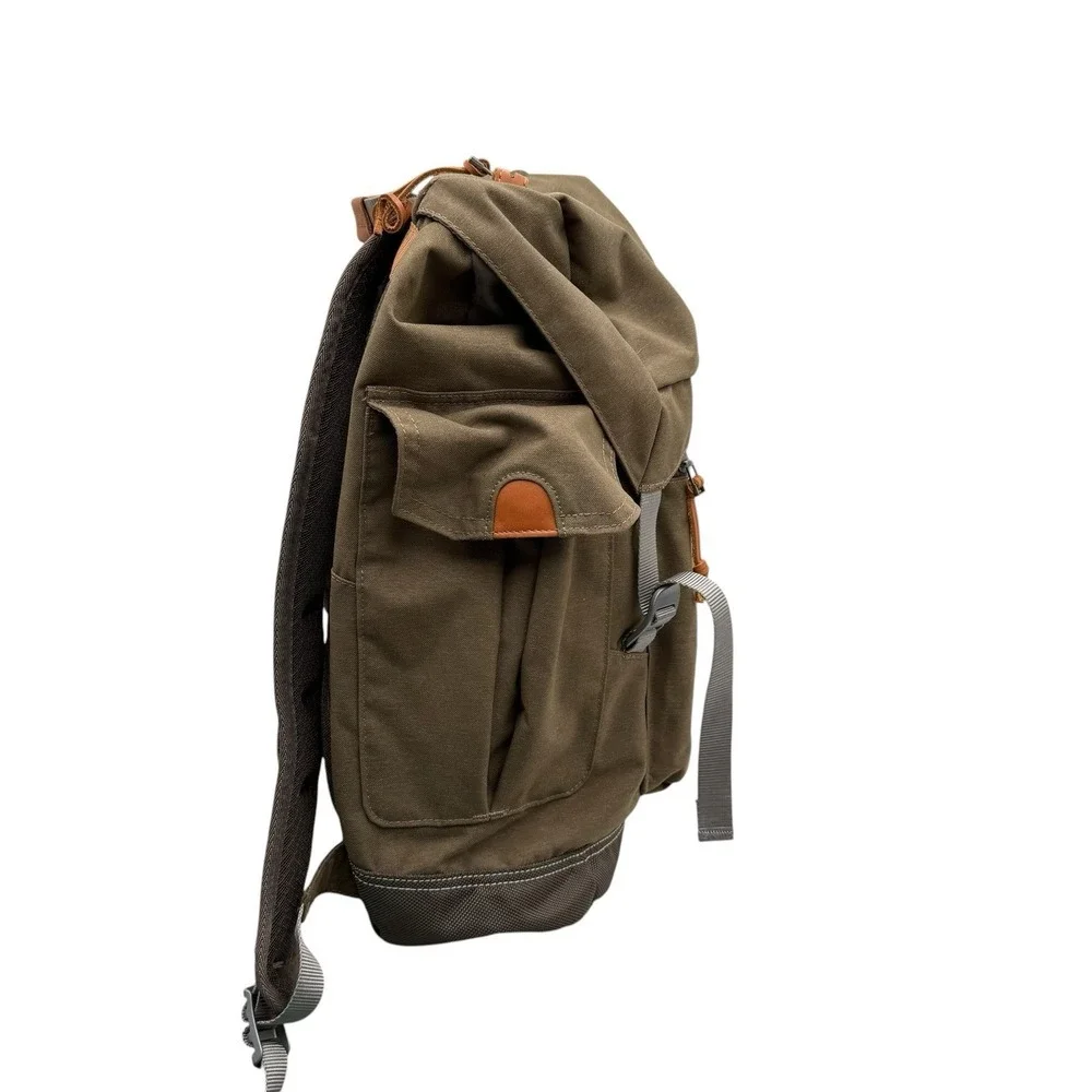 Eddie Bauer Bygone Lightweight Hiking Day   Backpack Olive Padded Back 18x12x6